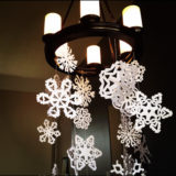 クリスマス飾りに使いたい『雪の結晶』切り絵型紙テンプレート