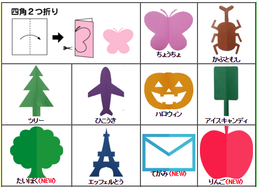 子どもでもできる 簡単かわいい 切り絵 切り紙 図案 型紙無料ダウンロードサイト Mimily